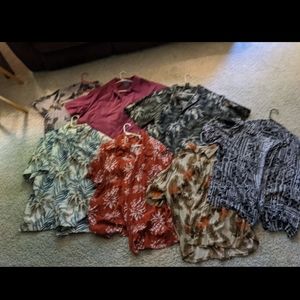 7 button up shirts